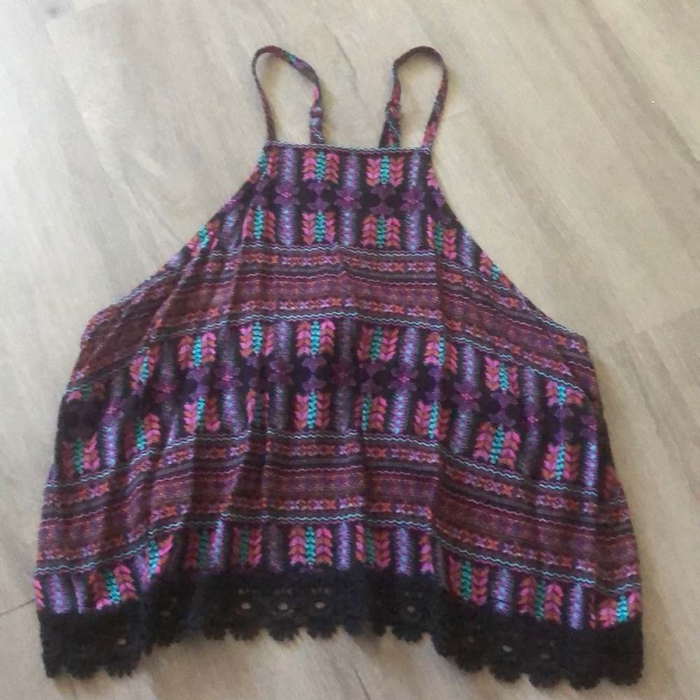 Open back tank